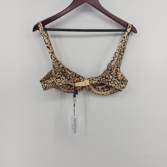 Victoria's Secret x For Love & Lemons Frankie Leopard Bra XL - Picture 10 of 11